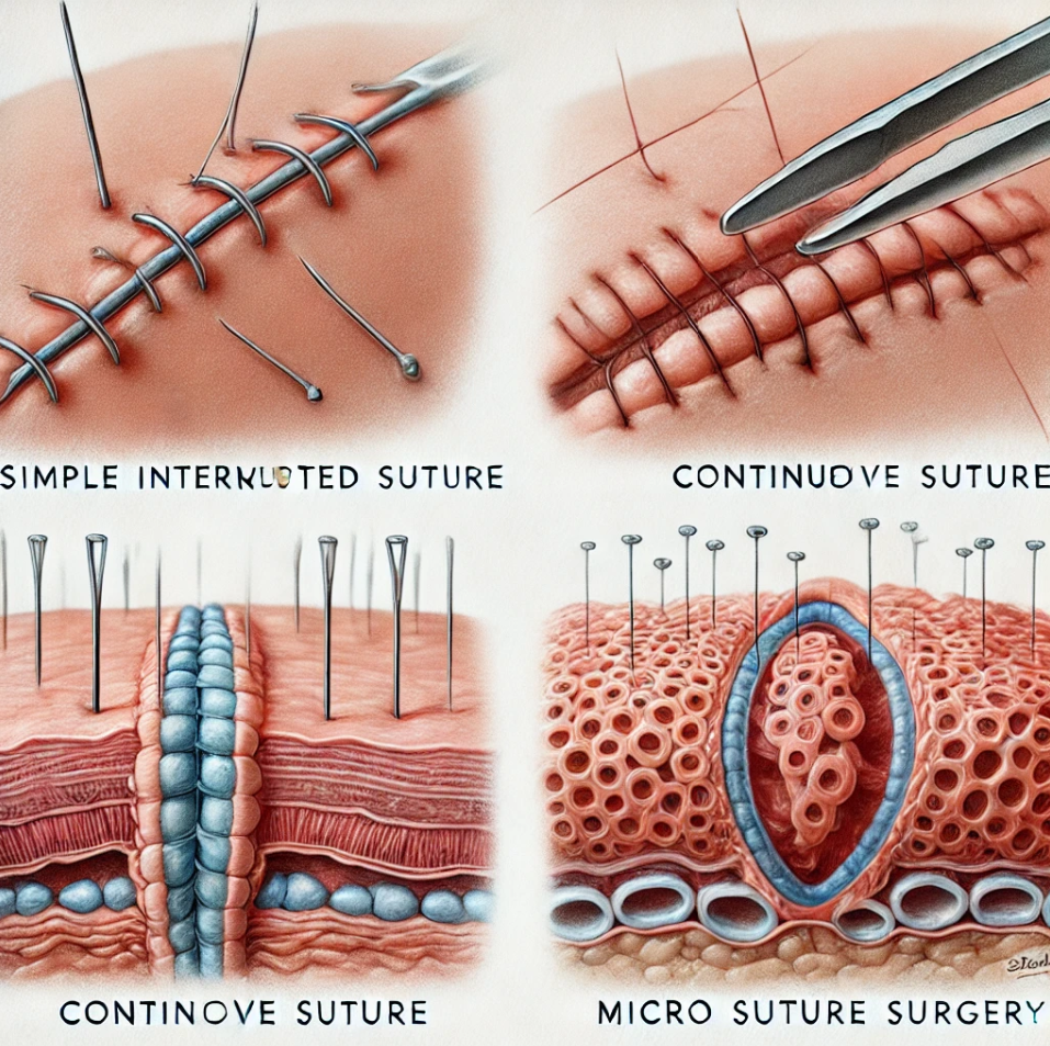 피부봉합의다양한기법