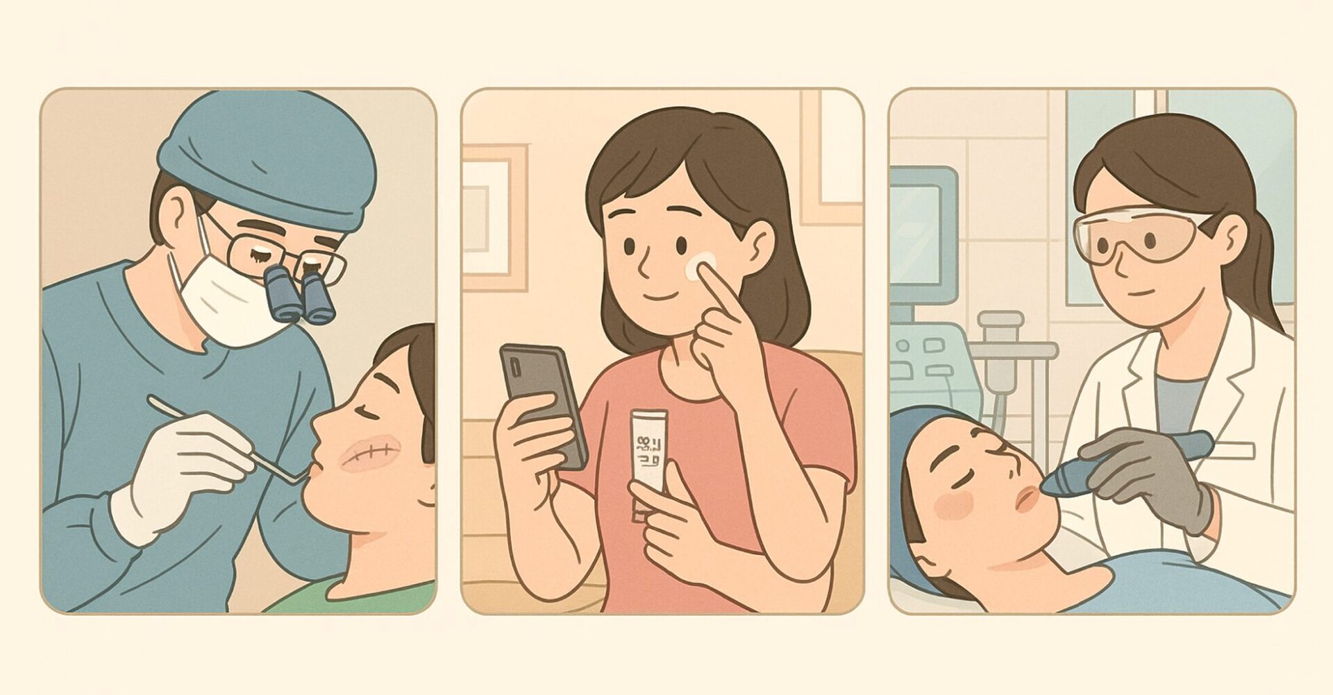 수술후 흉터관리방법