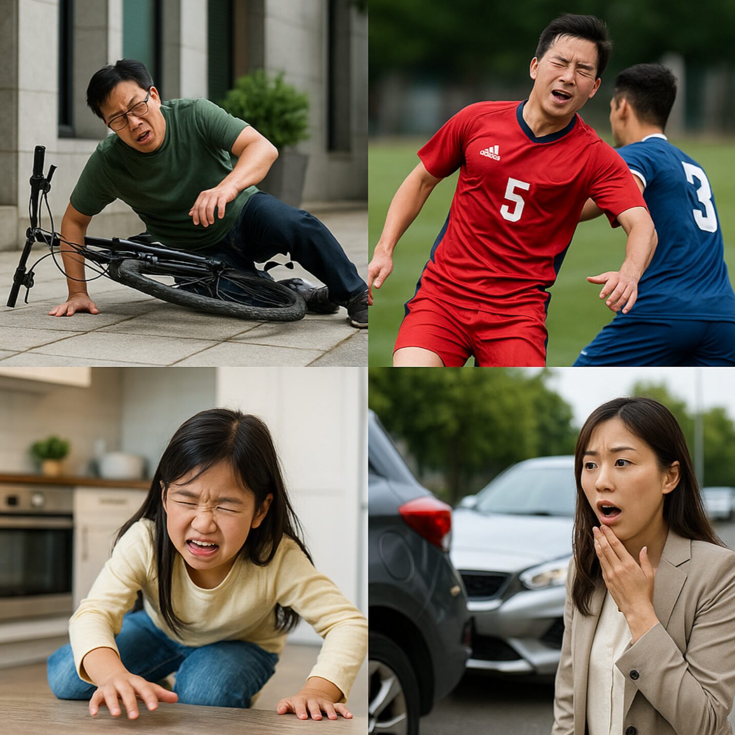 얼굴부상 상황