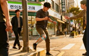 스마트폰, ‘얼굴부상 잠재 위험 요인’?