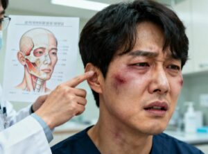 광대뼈골절 증상, 따귀만 맞았는데도 골절될까? – 얼굴뼈 부상 경각심과 응급치료 가이드