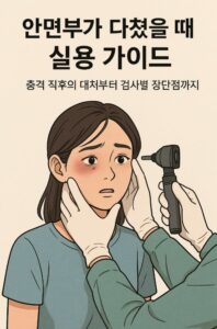 얼굴뼈 골절 : 얼굴에 충격이 갔을 때 조기 검사·진단 가이드 (2025판)