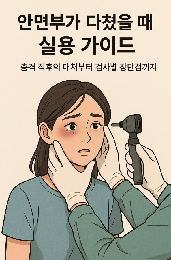 얼굴뼈 골절 : 얼굴에 충격이 갔을 때 조기 검사·진단 가이드 (2025판)