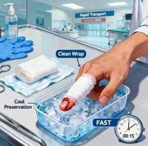 손가락 절단(수지 접합) 2025년 최신 가이드 : 응급처치부터 접합수술·사후관리까지