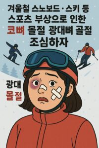 코뼈·광대뼈 골절, 겨울 스포츠의 그림자: 미용과 기능을 살리는 재건 치료의 중요성