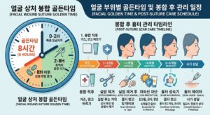 얼굴상처치료, 흉터 걱정 줄이는 미세봉합 골든타임의 모든 것