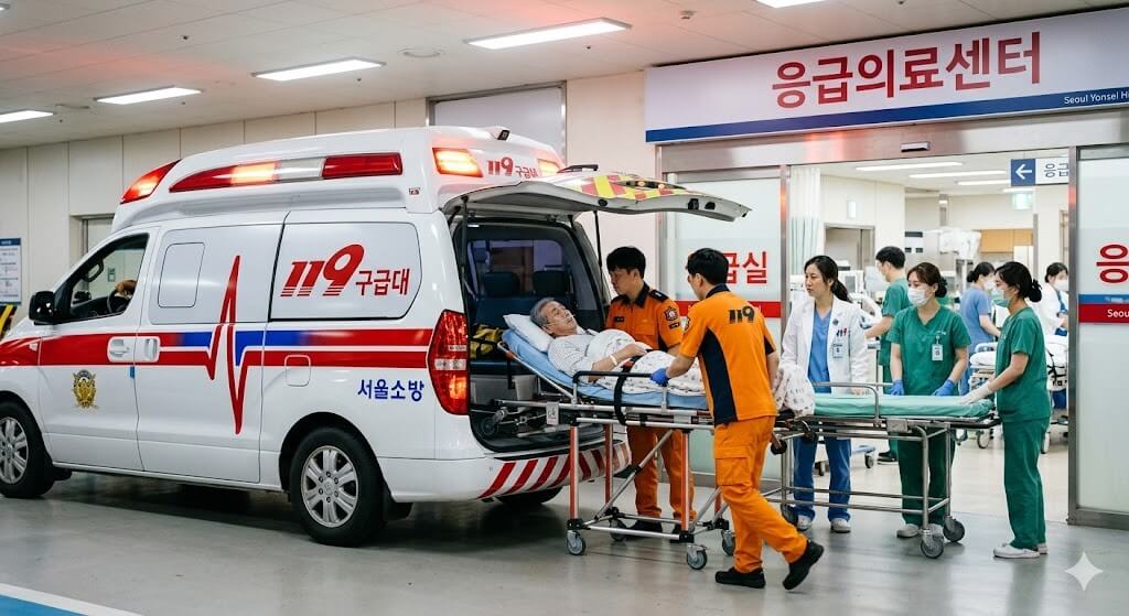 119와 사설 구급차 골든타임 사수법