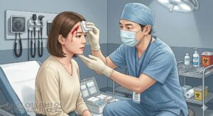 얼굴 찢어진 상처, 흉터 줄이는 성형외과 미세 봉합