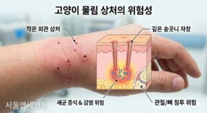 고양이 물림 상처, 감염 예방과 흉터 관리법